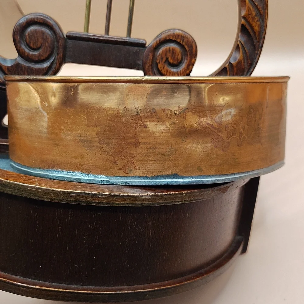 Vintage Ferguson Bros. Hoboken, N.J. Wall-Hanging Planter - Harp Design